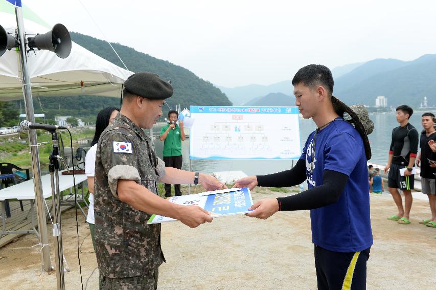 2016 육군 제27보병사단 쪽배축제 용선대회 의 사진