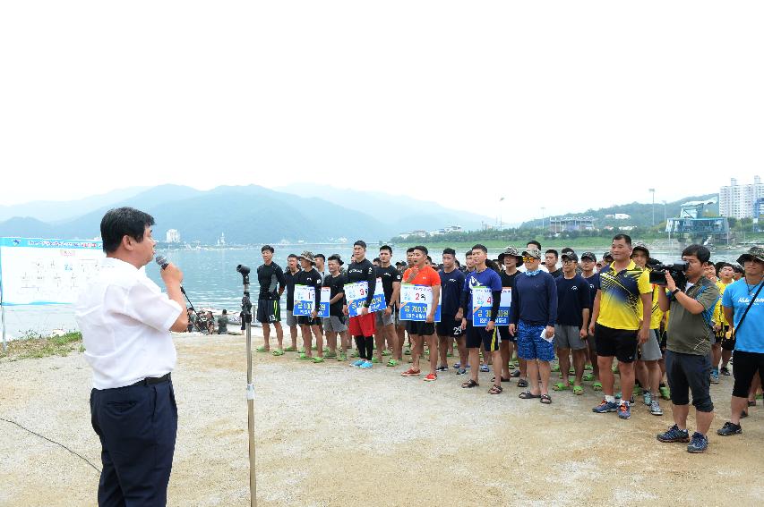 2016 육군 제27보병사단 쪽배축제 용선대회 의 사진