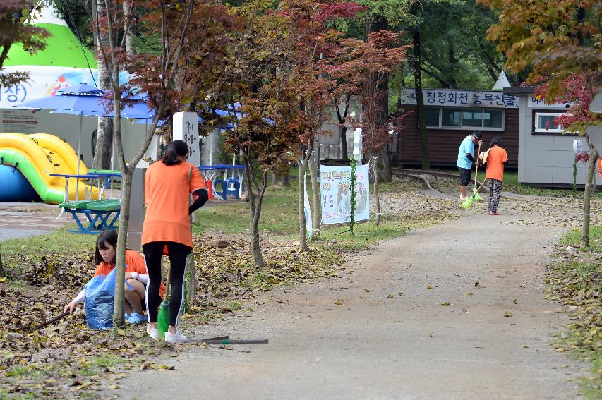 2016 물의나라 화천 쪽배축제 붕어섬 전경 의 사진