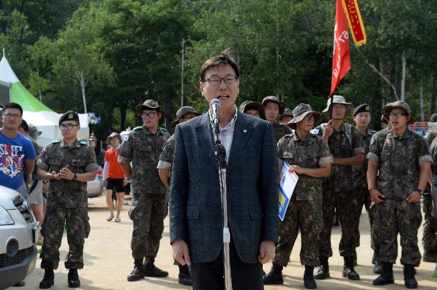 2016 육군 제15사단 쪽배축제 용선대회 의 사진