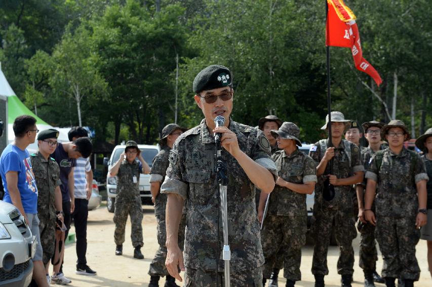 2016 육군 제15사단 쪽배축제 용선대회 의 사진