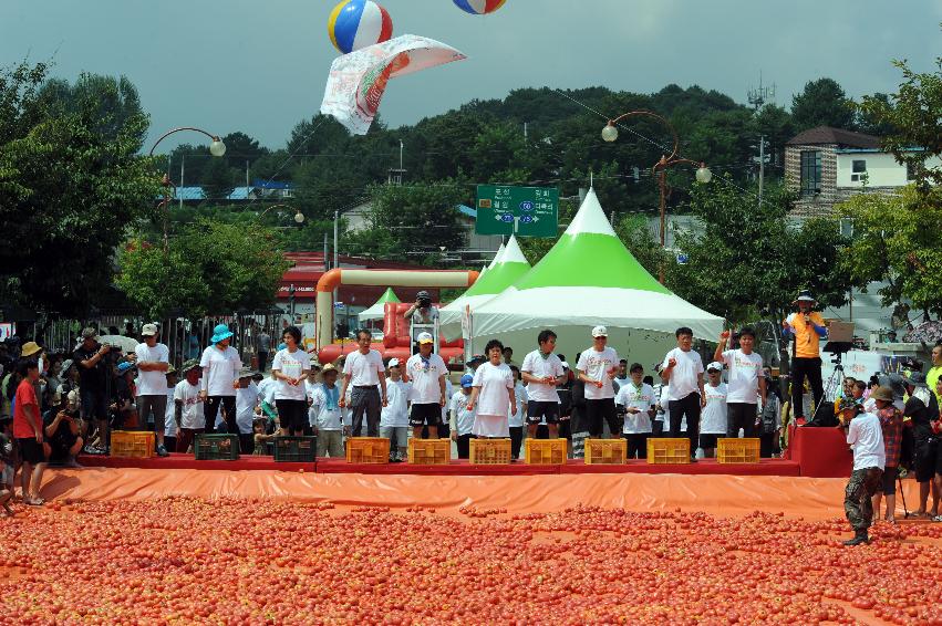 2016 화천토마토축제장 전경 의 사진