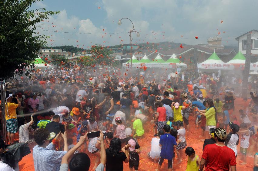 2016 화천토마토축제장 전경 의 사진