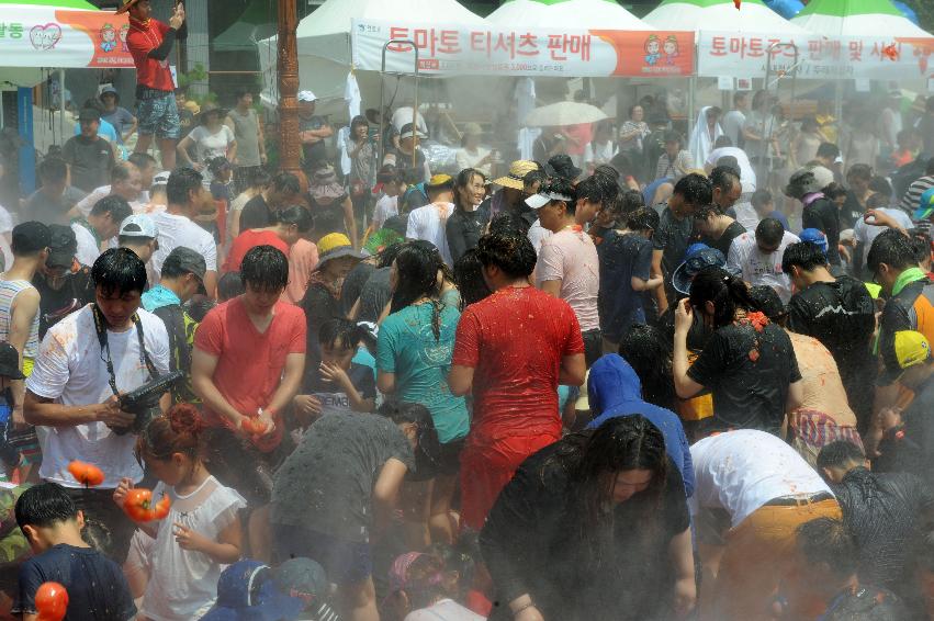 2016 화천토마토축제장 전경 의 사진