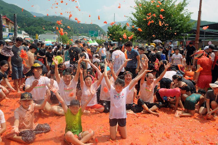 2016 화천토마토축제장 전경 의 사진