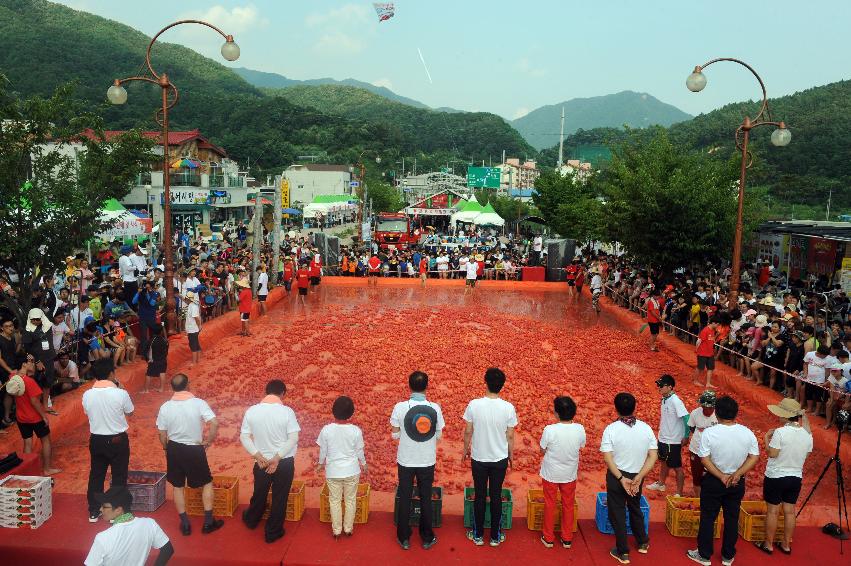 2016 화천토마토축제장 전경 의 사진