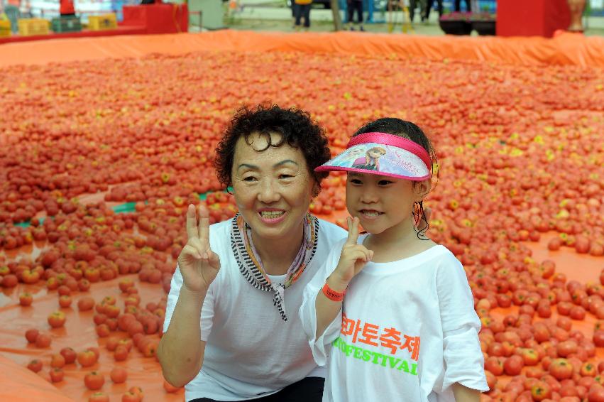 2016 화천토마토축제장 전경 의 사진