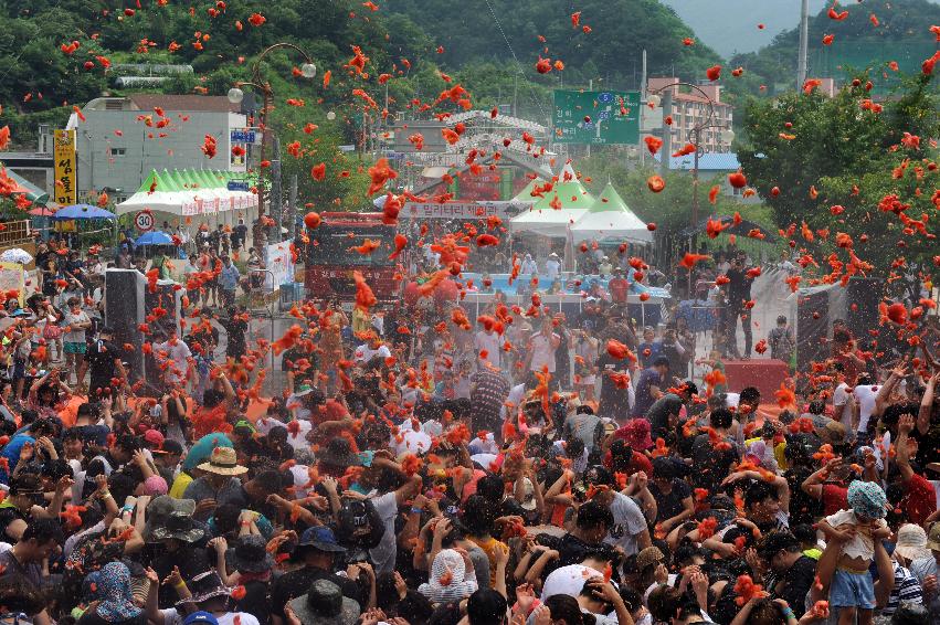 2016 화천토마토축제장 전경 의 사진