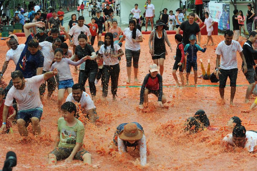 2016 화천토마토축제장 전경 의 사진