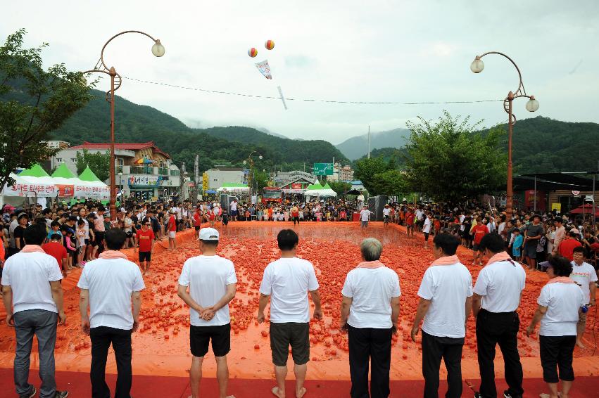 2016 화천토마토축제장 전경 의 사진