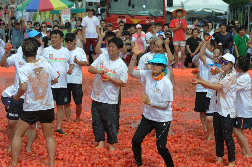 2016 화천토마토축제장 전경 의 사진