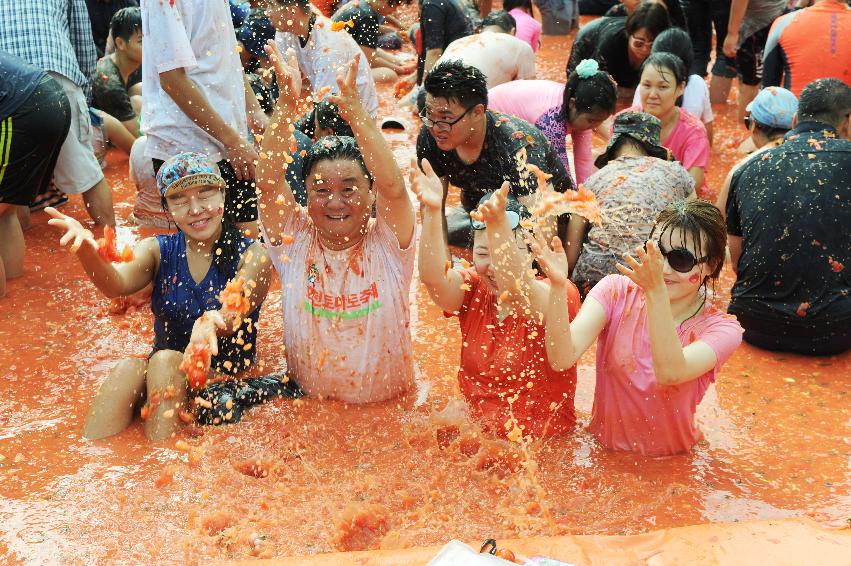 2016 화천토마토축제장 전경 의 사진