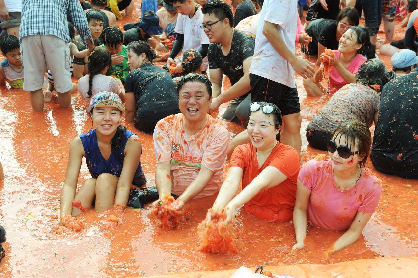 2016 화천토마토축제장 전경 의 사진