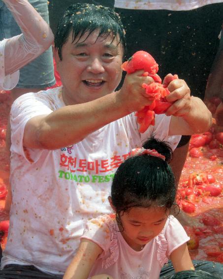 2016 화천토마토축제장 전경 의 사진