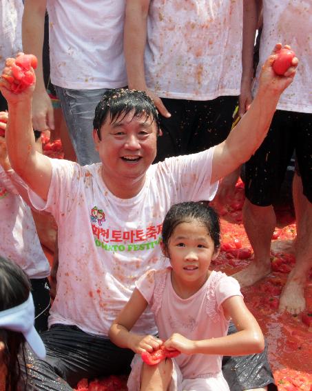 2016 화천토마토축제장 전경 의 사진