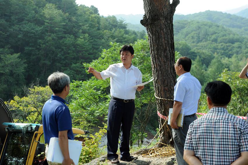2016 화천군 주요사업장 현장 점검 의 사진