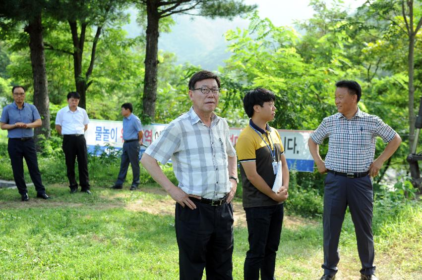 2016 화천군 주요사업장 현장 점검 의 사진