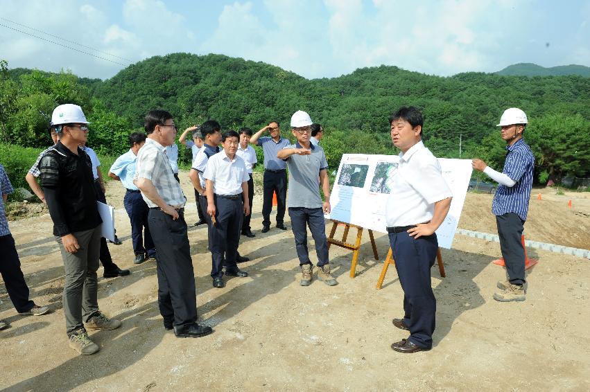2016 화천군 주요사업장 현장 점검 의 사진