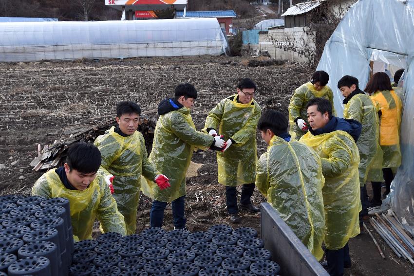 2016 화천군청 공무원 사랑의 연탄 나눔 리레이 행사 사진