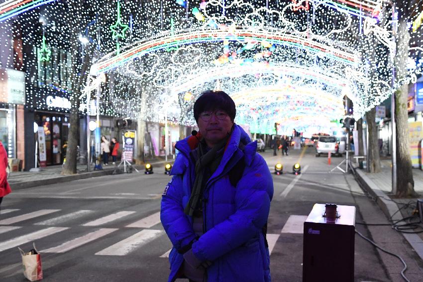 2016 화천산천어축제 얼음광장 및 선등거리 전경 의 사진