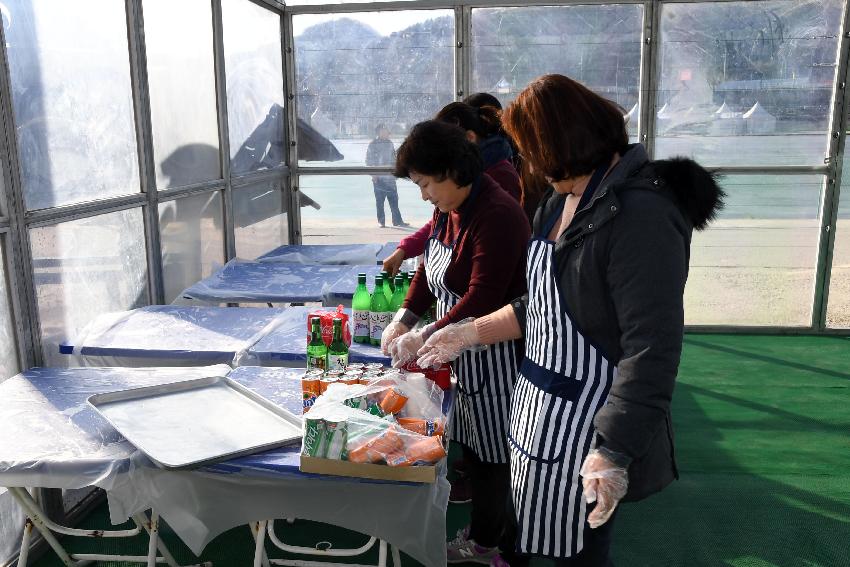 2017 화천산천어축제 수상낚시 시연 및 얼음 수중 점검 의 사진