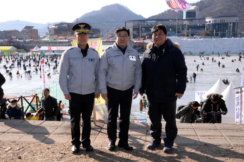 2017 강원지방경찰청장 화천산천어축제장 방문 사진