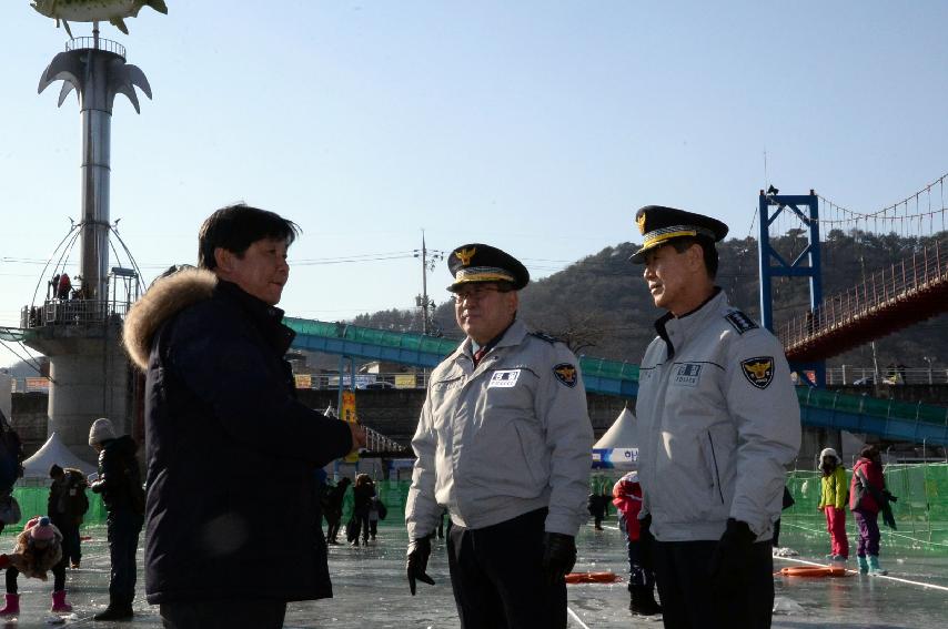 2017 강원지방경찰청장 화천산천어축제장 방문 의 사진