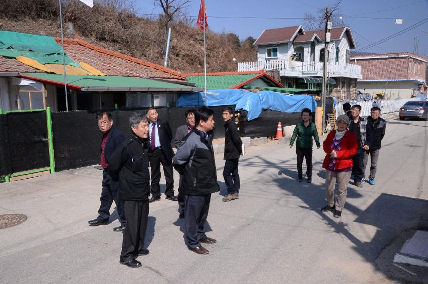 2017 간동면 연초순방 및 현안 사업장 방문 의 사진