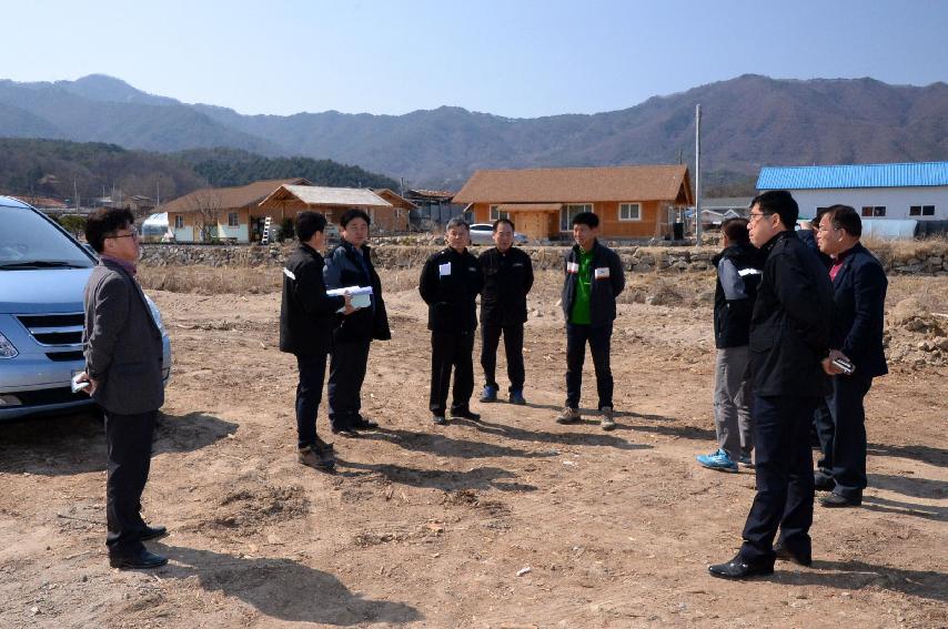 2017 간동면 연초순방 및 현안 사업장 방문 의 사진