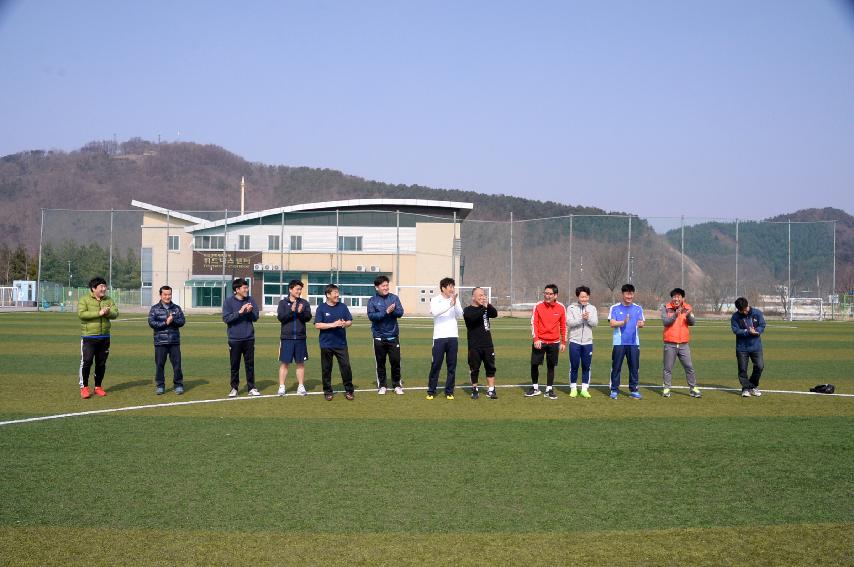 2017 화천군청 축구동우회 시축식 의 사진