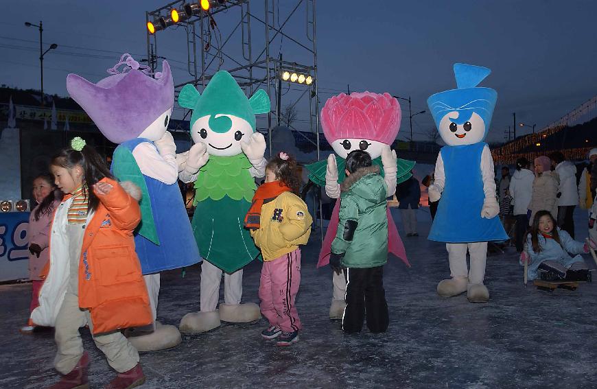 산천어축제폐회식 의 사진