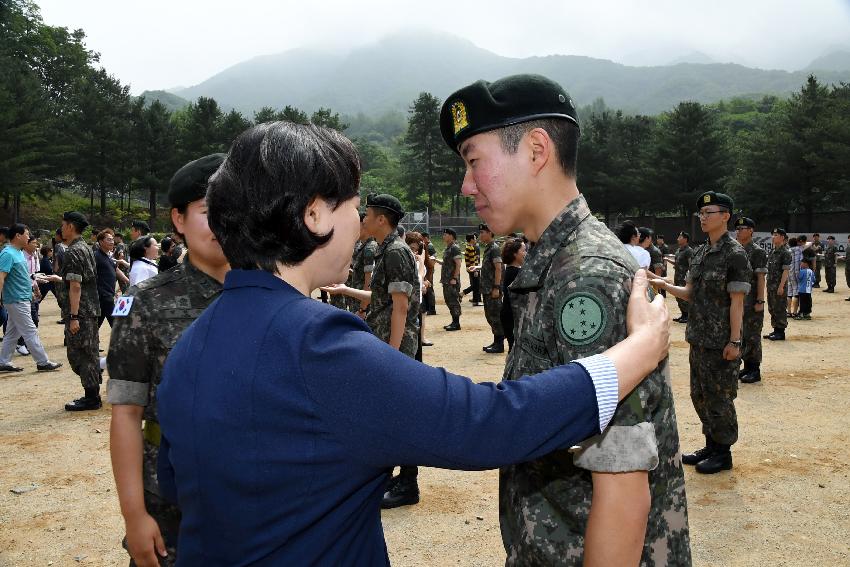 2017 육군 제7보병사단 신병수료식 의 사진