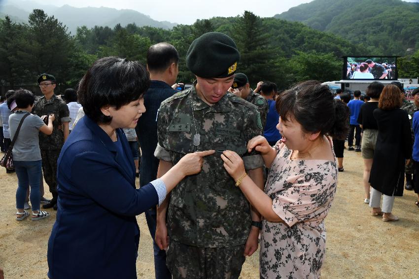 2017 육군 제7보병사단 신병수료식 의 사진