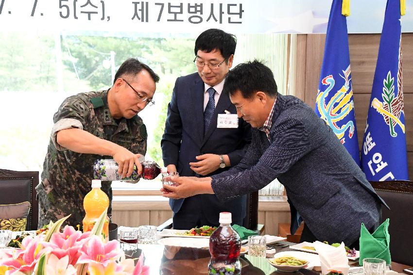 2017 육군 제7보병사단 제68주년 사단창설 기념행사 의 사진