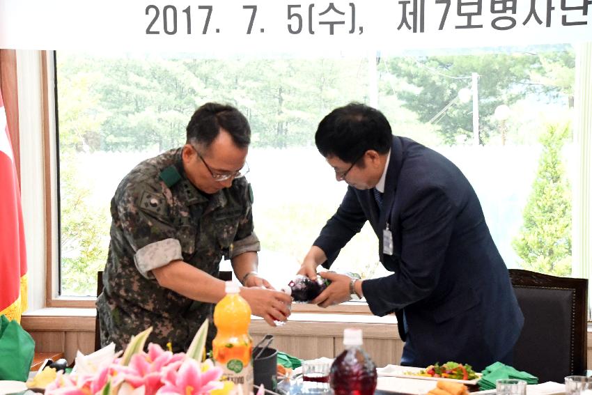 2017 육군 제7보병사단 제68주년 사단창설 기념행사 의 사진