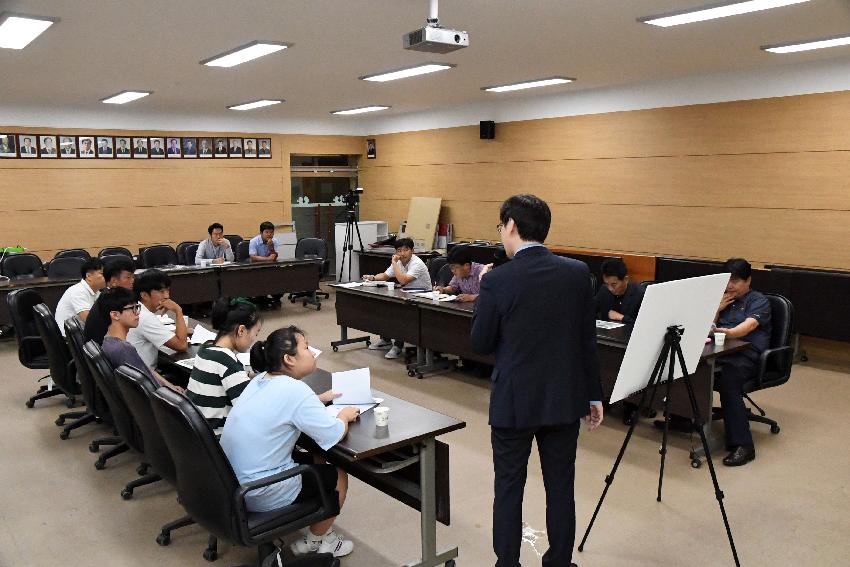 2017 경관가로등 정비사업 현장점검 의 사진