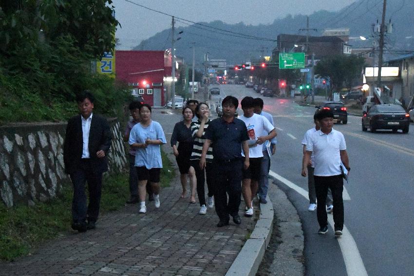 2017 경관가로등 정비사업 현장점검 의 사진