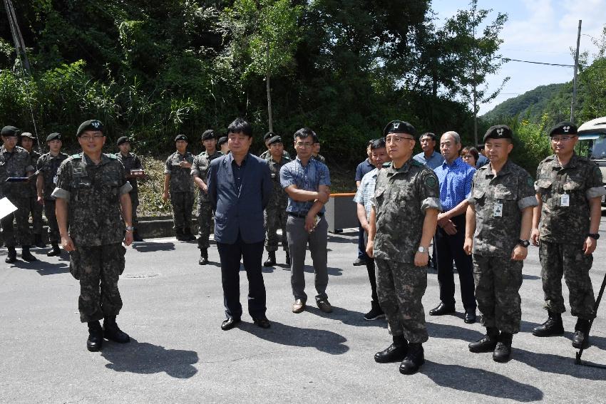 2017 육군제7보병사단 5연대 진입로(초련길) 개통식 의 사진