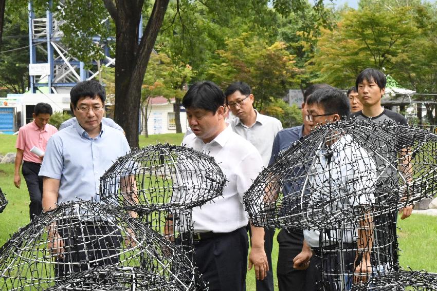 2017 쪽배축제 준비상황 점검 의 사진