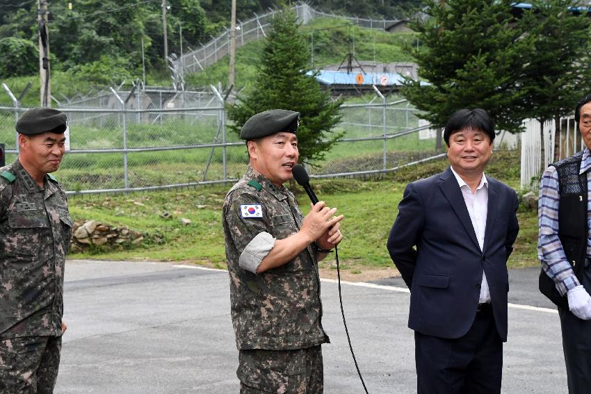 2017 육군 제15보병사단 신병교육대 진입로 개통식 의 사진