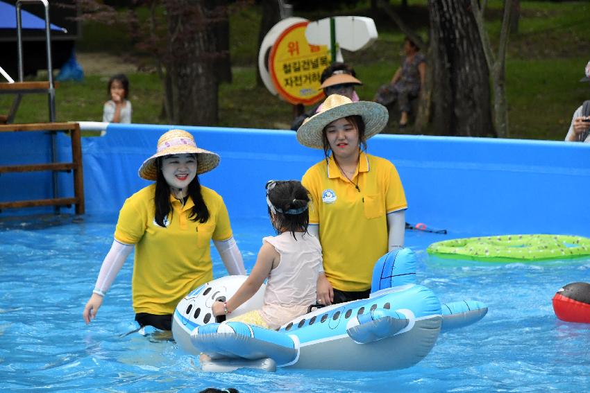 2017 물의나라화천 쪽배축제 봉어섬 전경 의 사진