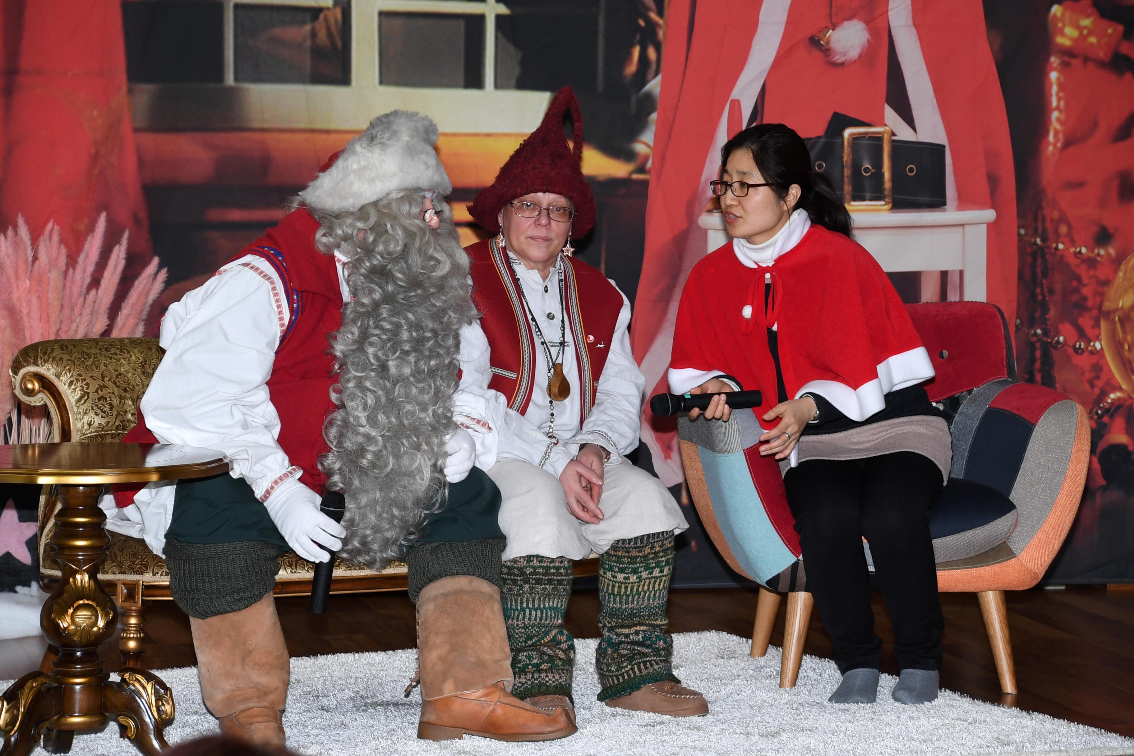 2018 화천산천어축제 핀란드 산타 초청 행사 의 사진