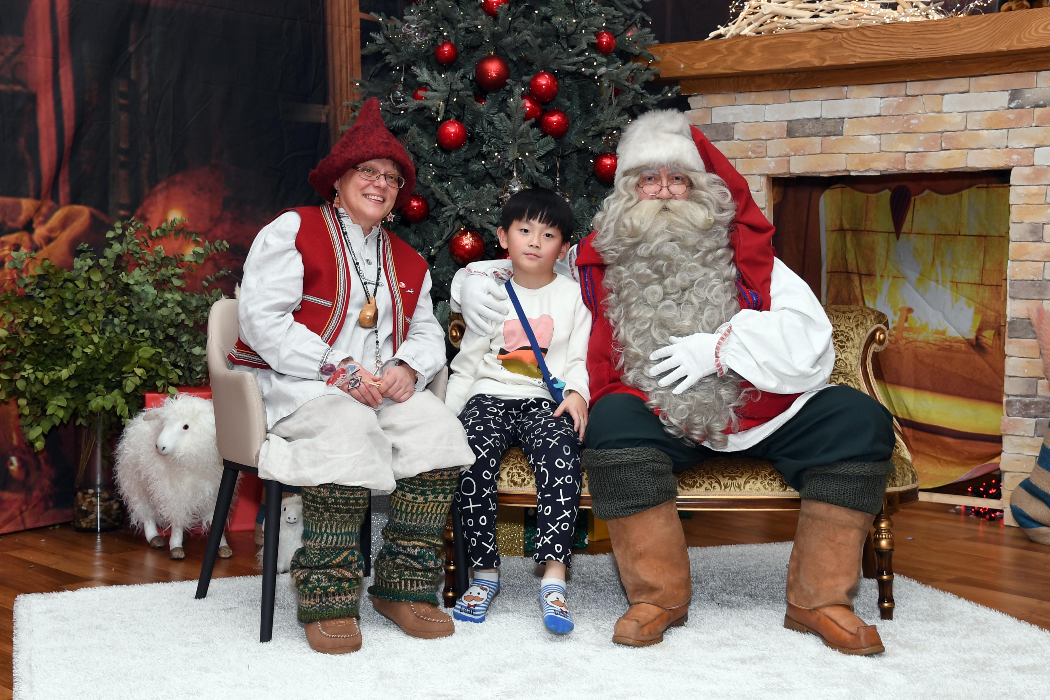 2018 화천산천어축제 핀란드 산타 초청 행사 의 사진