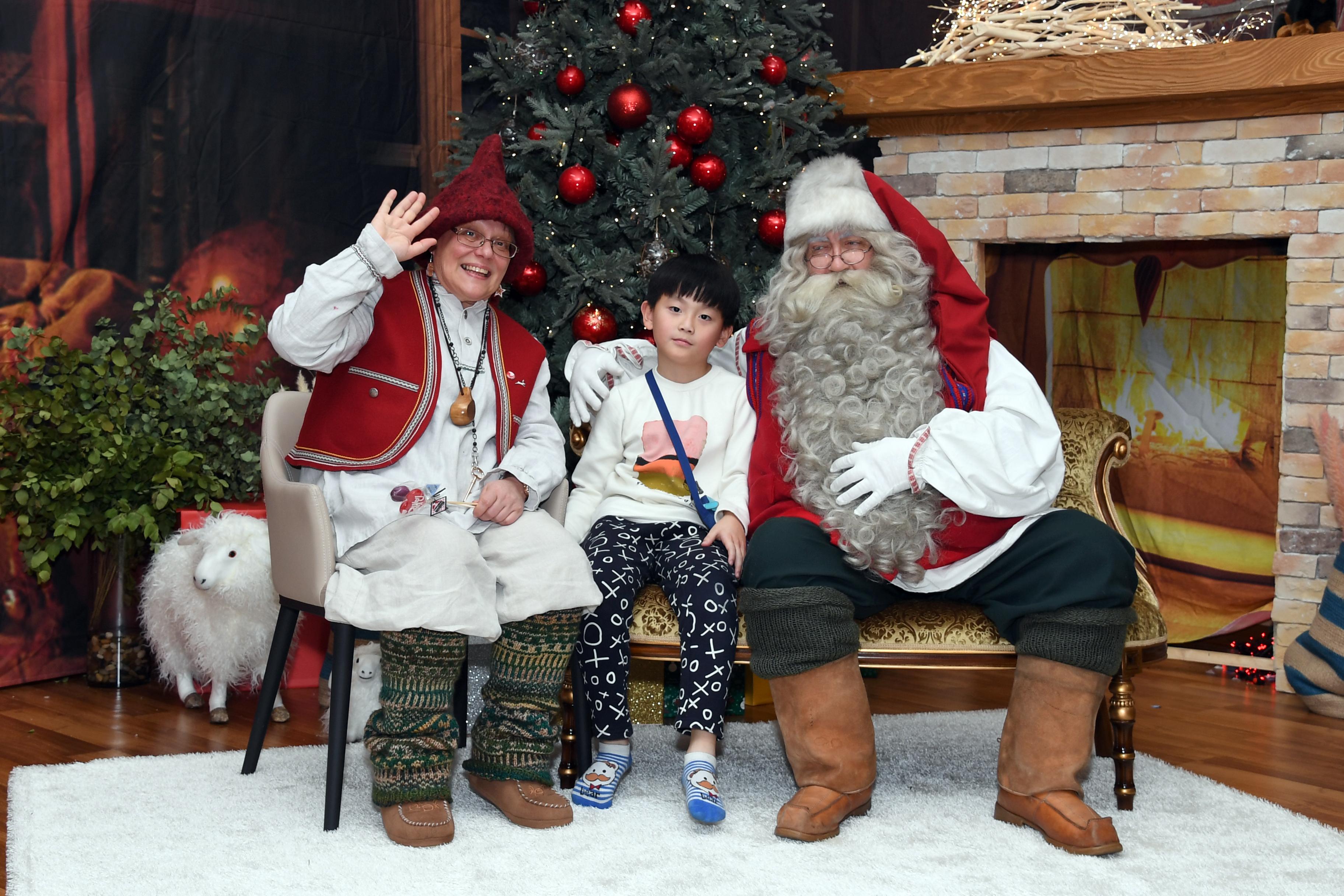 2018 화천산천어축제 핀란드 산타 초청 행사 의 사진