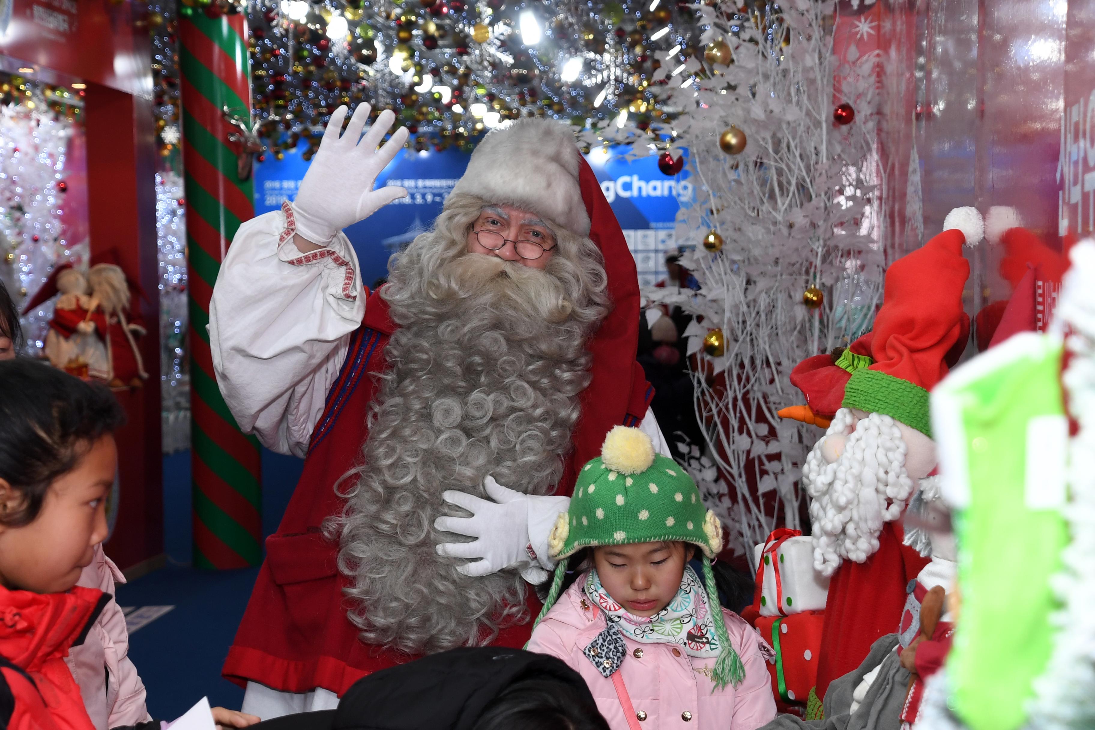 2018 화천산천어축제 핀란드 산타 초청 행사 의 사진