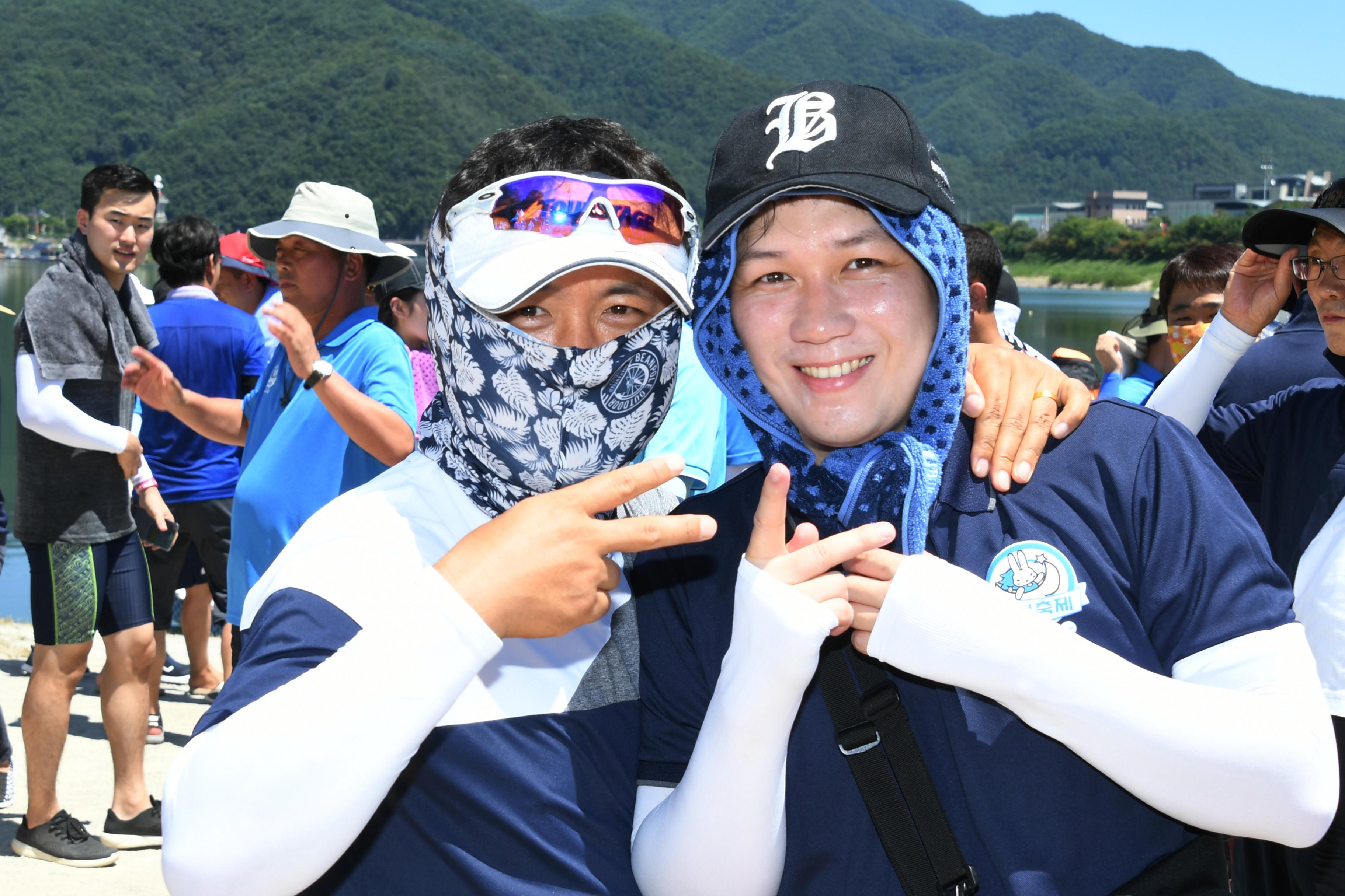 2018 화천쪽배축제 공무원 산천호 경주대회 의 사진