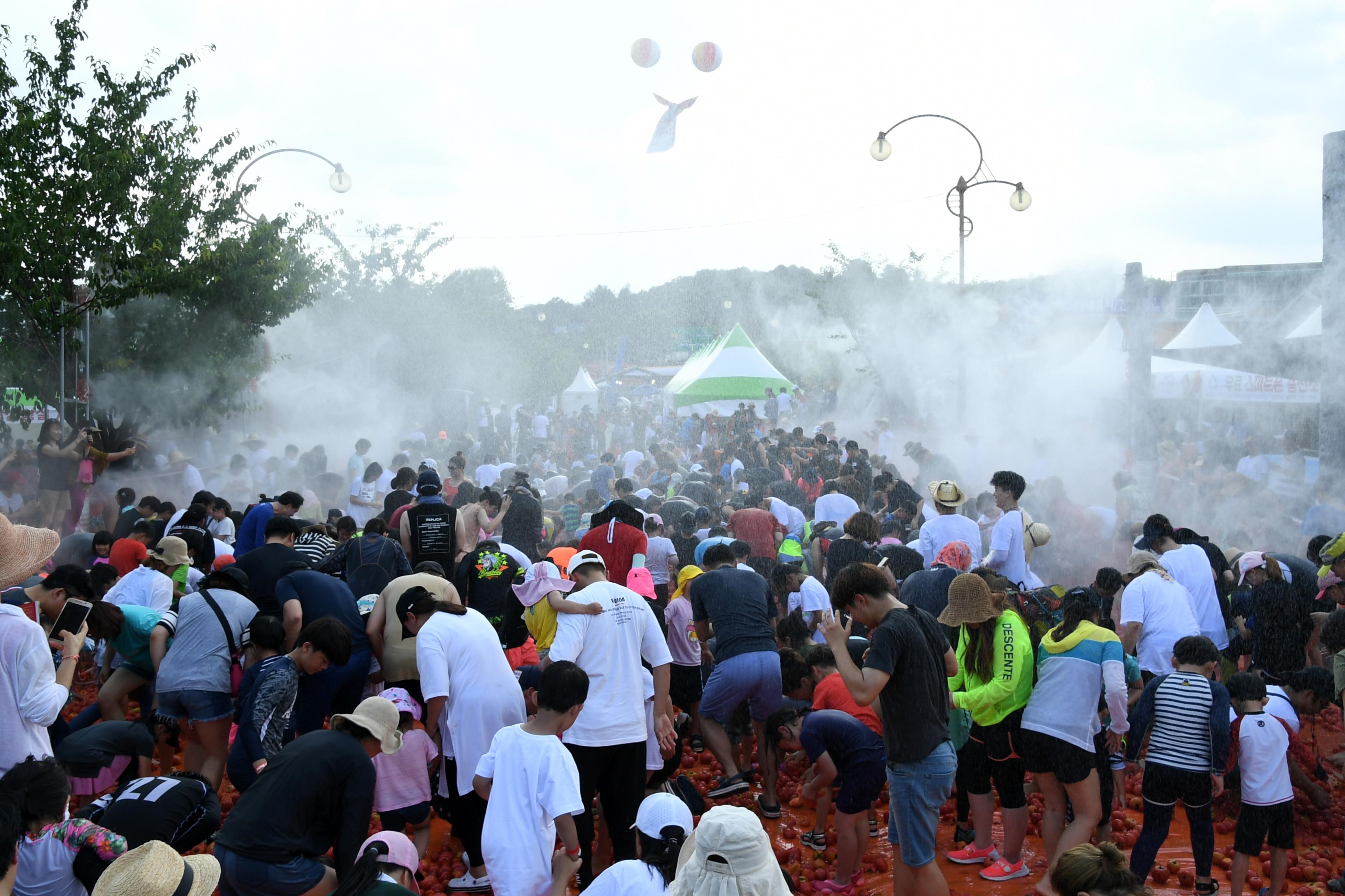 2018 화천토마토축제 황금반지를 찾아라 의 사진