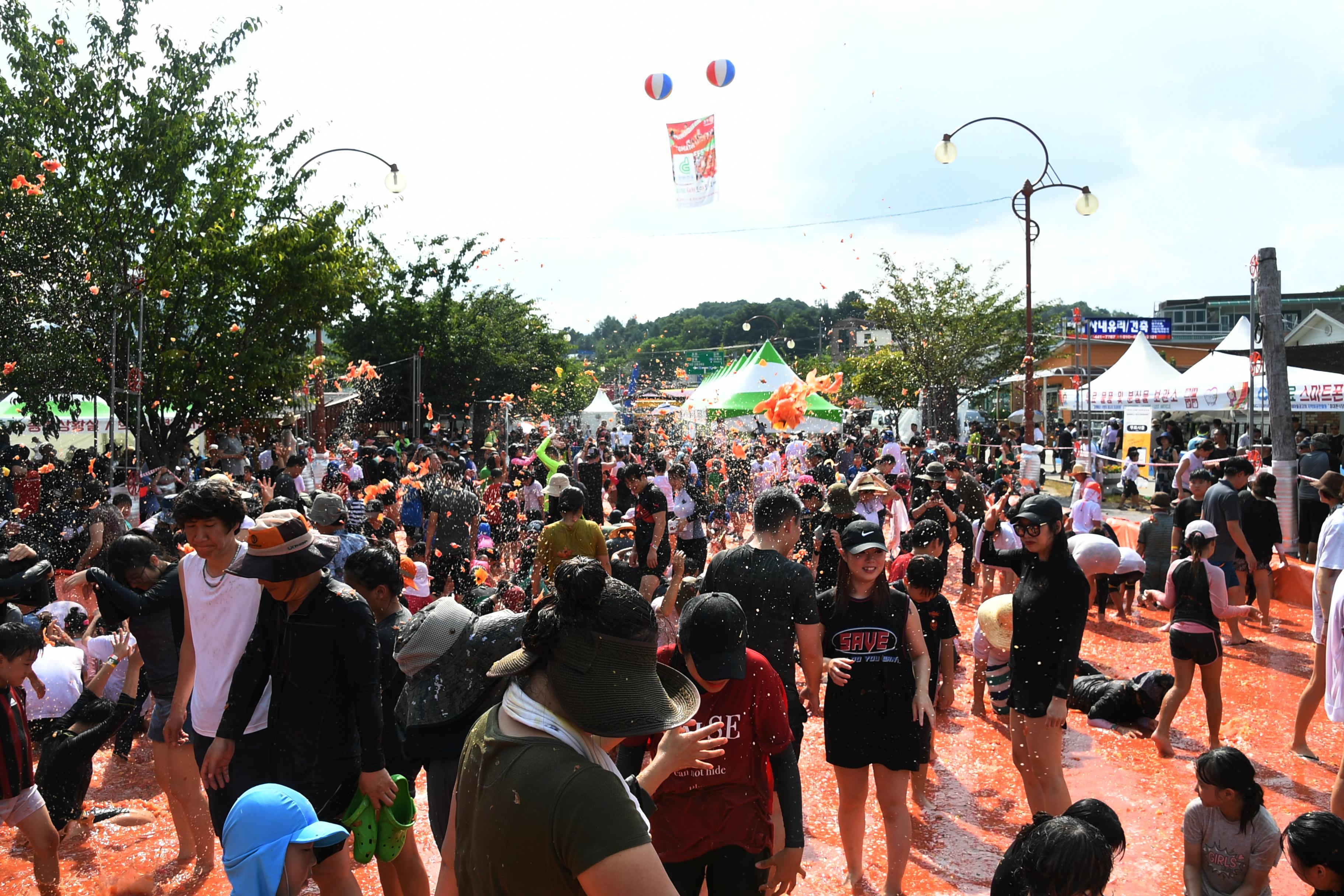 2018 화천토마토축제 황금반지를 찾아라 의 사진