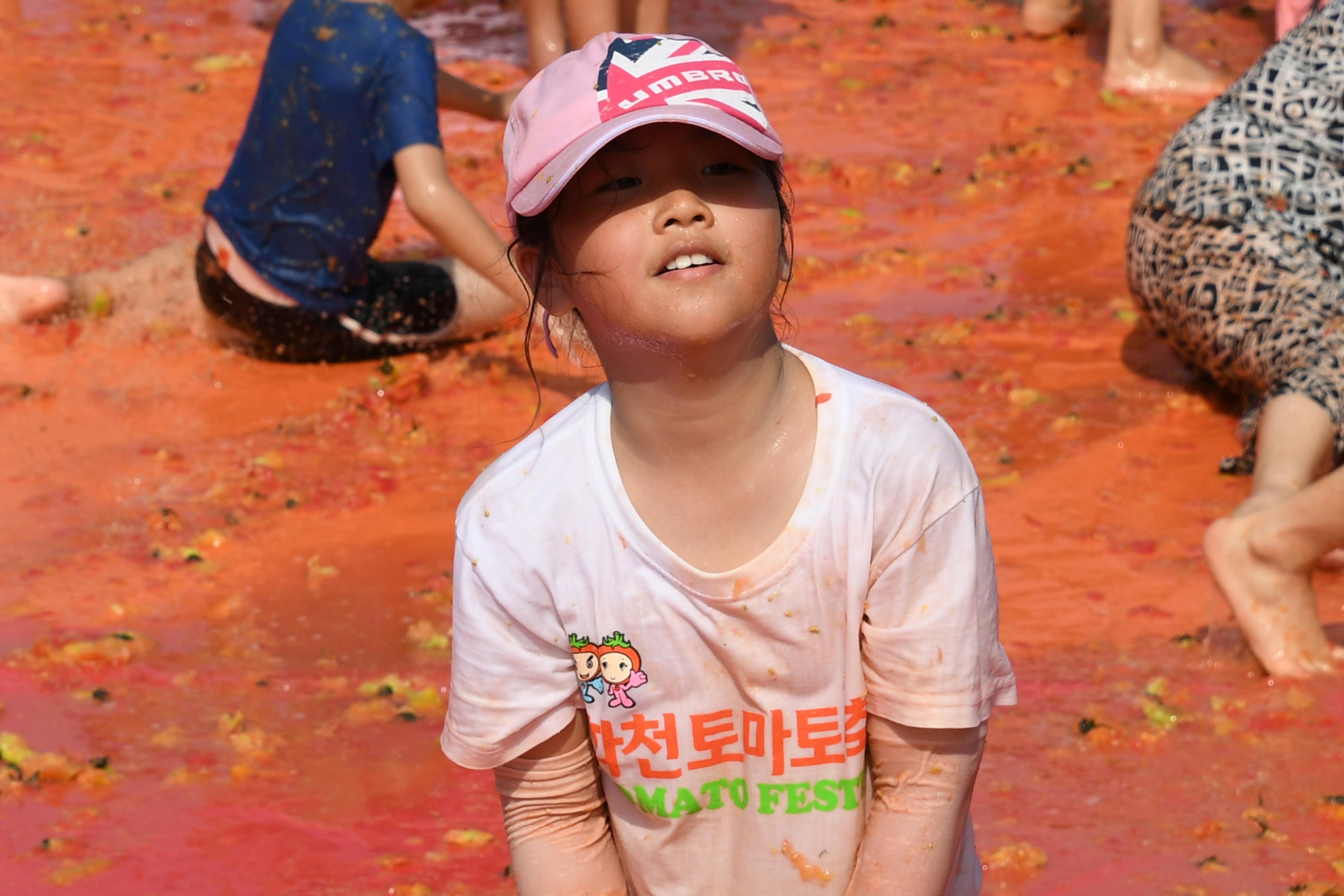 2018 화천토마토축제 황금반지를 찾아라 의 사진