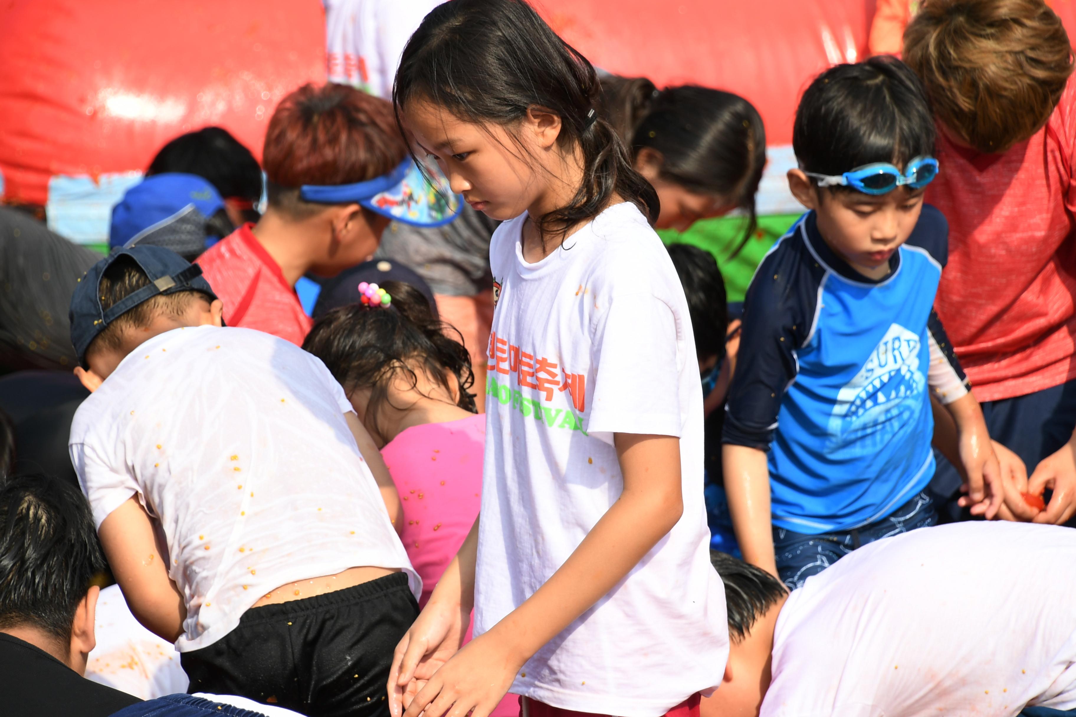 2018 화천토마토축제 황금반지를 찾아라 의 사진